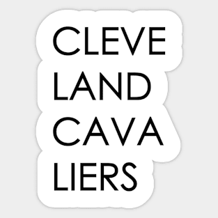 Cleveland Cavaliers in Style Sticker